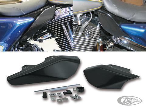 Under Seat Mounted Air Deflectors for Touring