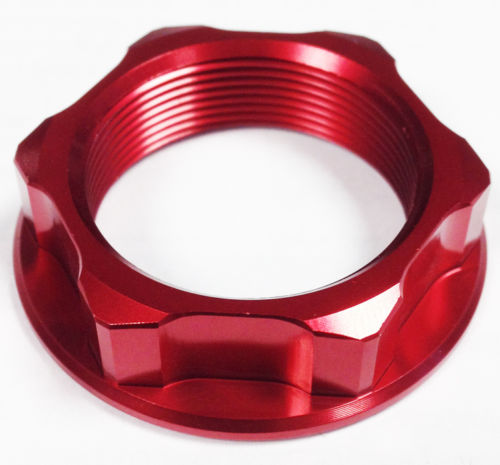 GP Pro Red Steering Stem Nut - M24 x 32 x P1.5 x H10