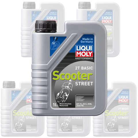 Liqui Moly Oil Motorbike 2T Basic Scooter (Sae30 Alt) 1L [1619] (Box Qty 6)