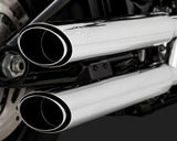 Harley Davidson Milwaukee 8 Softail vance and hines Chrome slash slip-on muffler