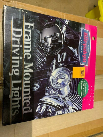 Harley Davidson Kuryakyn frame mounted driving lights 3 inch