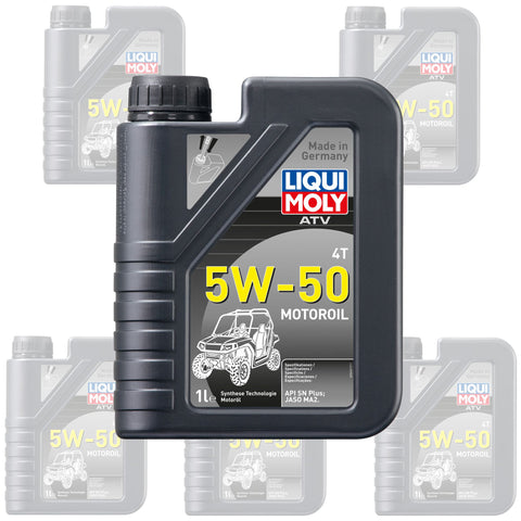 Liqui Moly Oil 4 Stroke - Semi Synth - Atv Motoroil - 5W-50 1L [20737] (Box Qty 6)