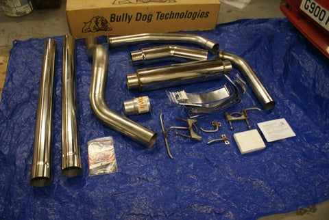 DODGE RAM STAINLESS STEEL PERFORMANCE EXHAUST BULLY DOG STAINESS STEEL