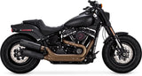 Harley Davidson  Fat Bob 2018 exhaust mufflers Vance Hines 46547 slip on Milwaukee 8   ce TUV  Hi-Output,
