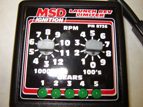 MSD Ignition 8736 Ignition Launch Rev limiter selector Car Racing limit  rpm up to 5 gears! 