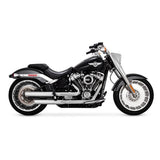 copy of Vance Hines 16875 exhaust mufflers Softail Harley-Davidson M8 Vance & Hines Twin Slash exhaust  Slip-ons chrome