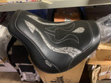 Granucci seat for yamaha xvs1100 custom bobber gel snake skin inserts & rear !