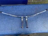 Fat t-bars Harley Davidson 1.25'' 8'' TALL Chrome  Handlebars