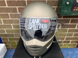 Biltwell Lane Splitter Gen 2 Full Face Motorcycle Helmet - Titanium