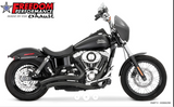 Radius exhaust Dyna Harley Davidson HD00219-QB FREEDOM PERFORMANCE  RADICAL RADIUS Harley DynaGlide Black