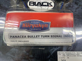 Kuryakyn 5454 Harley LED Turn Signal Insert Panacea Bullet Black Smoke LED -50%!