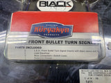 Kuryakyn 5455 Harley LED Turn Signal Insert Panacea Bullet black Smoke LED -50%
