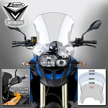 BMW F800GS Windshield F650GS V-Stream Clear Touring sport windscreen Ztechnik Z2