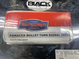 Kuryakyn 5454 Harley LED Turn Signal Insert Panacea Bullet Black Smoke LED -50%!