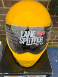 Biltwell Lane Splitter  Motorcycle Helmet full face - Yellow XS-small