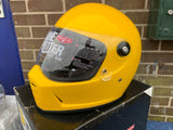Biltwell Lane Splitter  Motorcycle Helmet full face - Yellow XS-small