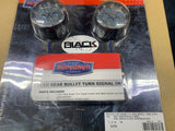 Kuryakyn 5458 Harley LED Turn Signal Insert Panacea Bullet Black Smoke LED -50%!