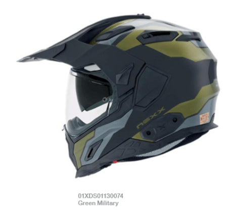 Nexx Motorcycle crash helmet  XD1 Baja Military Green crash Helmet - NEW REPLACEMENT