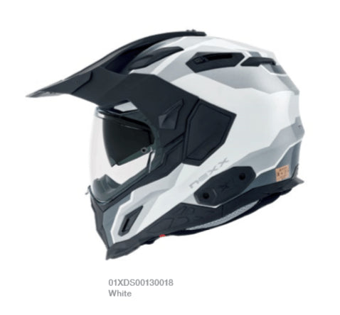 Nexx Motorcycle crash helmet  XD1 Baja White crash Helmet adventure - NEW REPLACEMENT