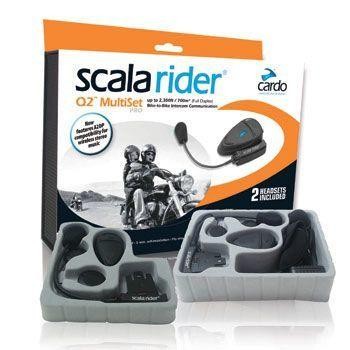 Cardo Scala Rider Q2 Mulitset Pro Motorcycle Bluetooth Helmet Intercom headset System