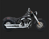 Harley Davidson Blackline  Exhaust Vance Hines 16847 Twin Slash 3 Slip-ons/Mufflers