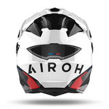 Airoh Commander 'Factor' Adventure Motorcycle Helmet - White Gloss - Small