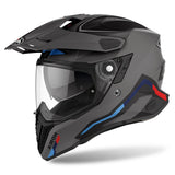 Airoh Commander 'Factor' Adventure Motorcycle Helmet - Anthracite Matt - XXL