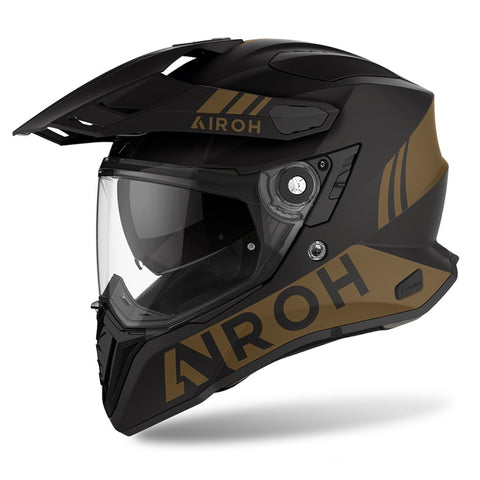 Airoh Commander 'Gold' Adventure Motorcycle Helmet - Gold Matt - XXL