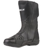 Bike It 'Burhou' All-Seasons Waterproof Black Sports Touring Motorcycle Boot (UK 9 / EUR 43)