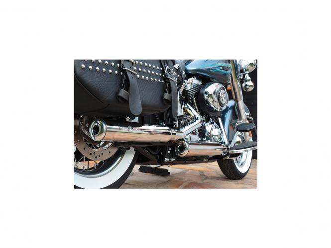Gun Smooth Slip On Mufflers Donut End Cap Polished Polished