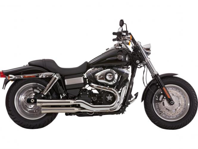 Double Groove Slip-On Muffler 2 in 2 Polished