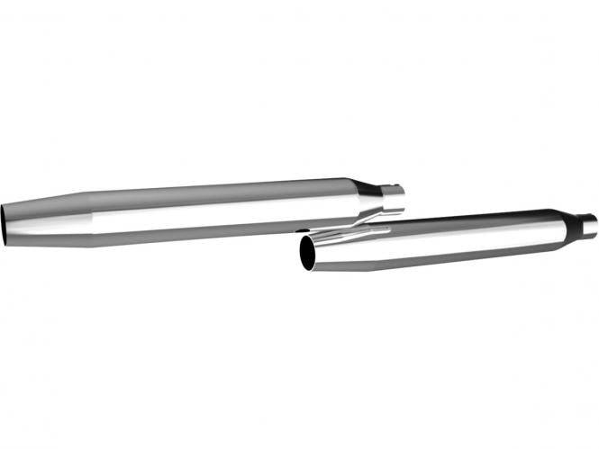 3'' HP-Plus Taper Long Muffler Chrome