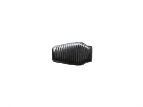 Bare Bones Pleated Stitch Solo Seat Black Vinyl