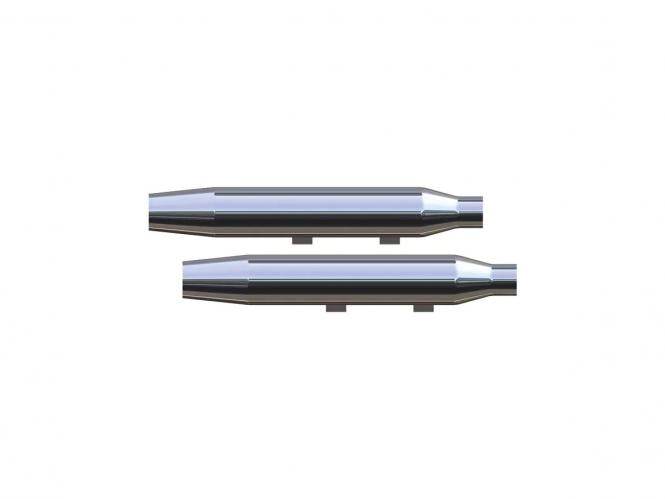 3'' HP-Plus Taper Mufflers, Chrome