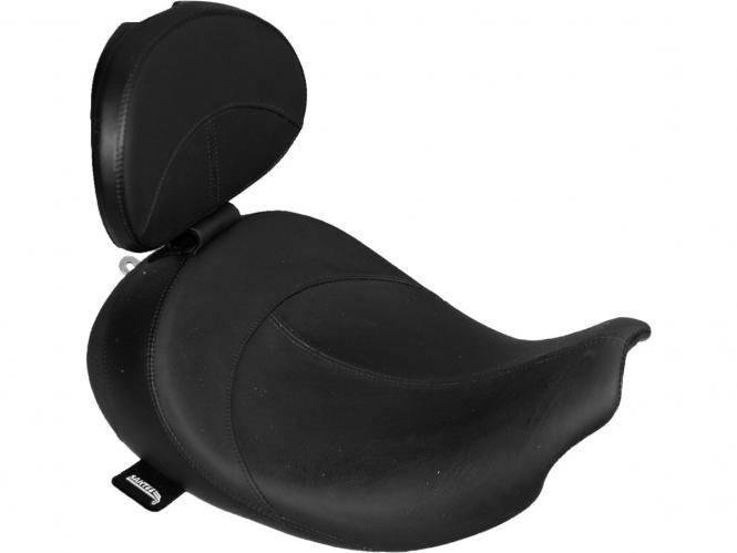 Hydra Smooth Seat Black Leather Vinyl