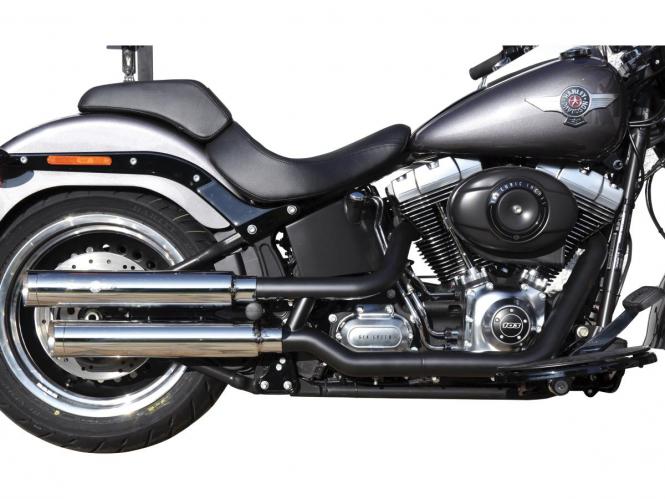 Gun Smooth Slip On Mufflers Slant End Cap Polished Polished