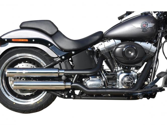 Gun Smooth Slip On Mufflers Slant End Cap Polished Polished
