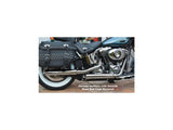 Gun Smooth Slip On Mufflers Slant End Cap Polished Show Chrome
