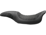 Horizontal Seat One-Piece, Black Black Alcantara Leather