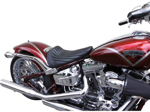 Breakout Custom Vertical Single Seat Black Synthetic Leather