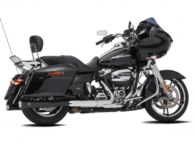 Double Groove Slip-On Muffler 2 in 2 Black