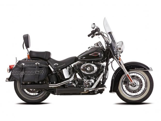 Double Groove Slip-On Muffler 2 in 2 Black