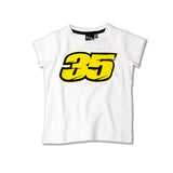 Kids T-Shirt Crutchlow 35 White 10/11 Years
