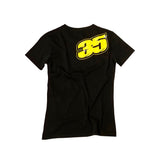 Ladies T-Shirt Crutchlow 35 Black X-Small