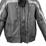 Bike It 'Herm' Motorcycle Waterproof Bomber Jacket - Medium