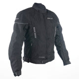 Bike It 'Insignia' Ladies Motorcycle Jacket (Black) - Extra Extra Large