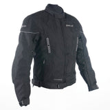 Bike It 'Insignia' Ladies Motorcycle Jacket (Black) - Extra Large