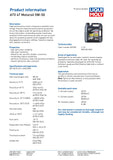 Liqui Moly Oil 4 Stroke - Semi Synth - ATV Motor Oil - 5W-50 4L #20738 #API-SN JASO-MA2