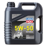 Liqui Moly Oil 4 Stroke - Semi Synth - ATV Motor Oil - 5W-50 4L #20738 #API-SN JASO-MA2