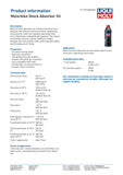Liqui Moly Shock Absorber Oil - Mineral - 1L #20960